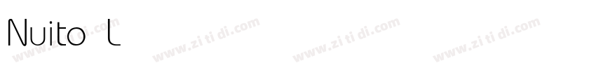 Nuito Light字体转换 Nuito Light字体转换